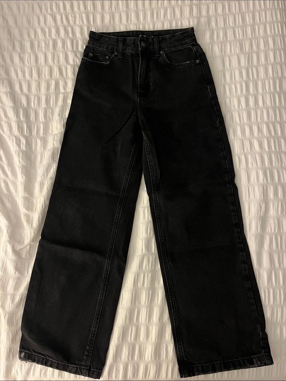 Glassons Black High-waisted Wide Leg Women’s Jeans